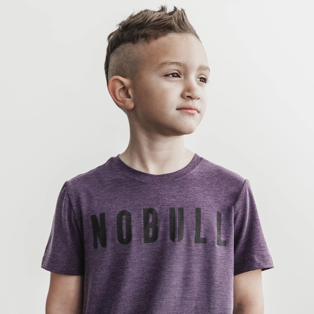 NWT NOBULL Kid’s Tee - Medium - Purple